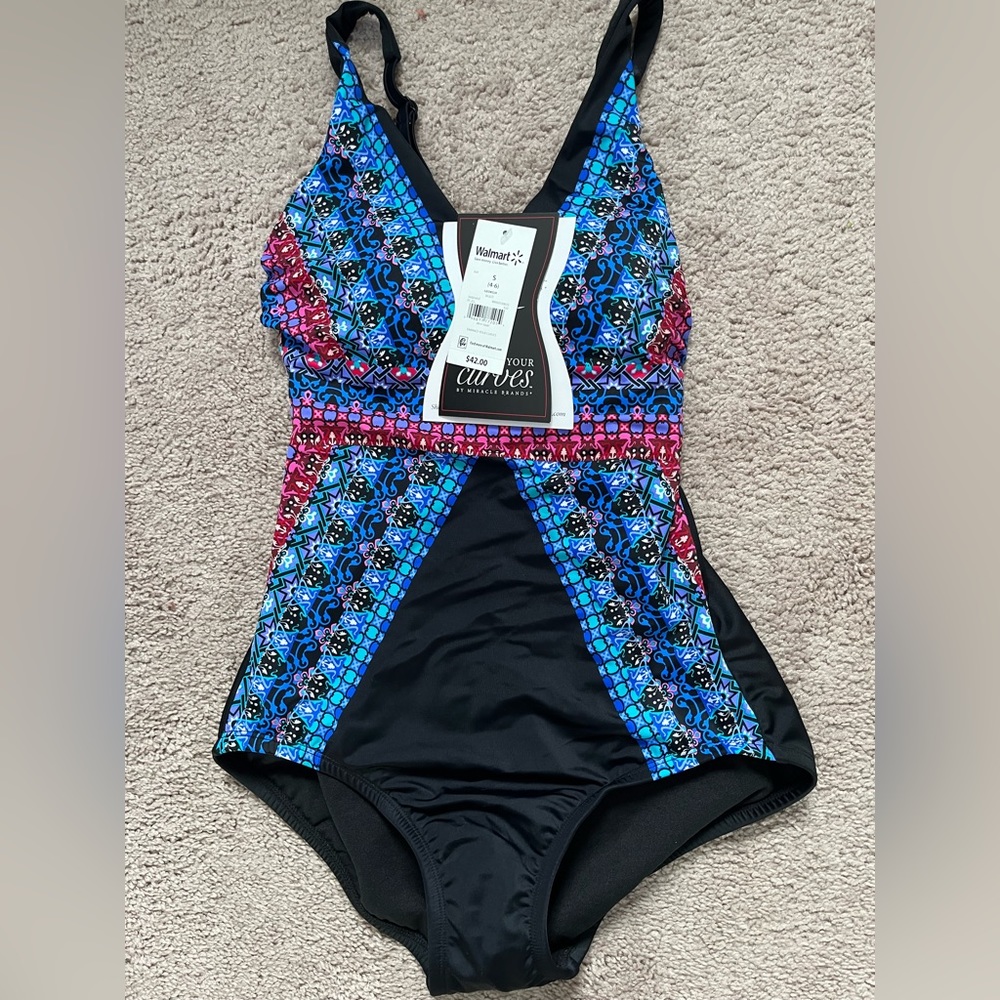 NWT- curves bathing suit (4-6)!Retail $44 closet closing! Make an offer!